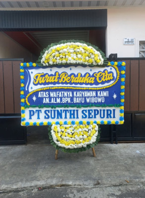 Papan Bunga Duka di Stm Hulu
